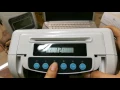 How to set time of changing colors red and black Bundy Clock Takara CA100
