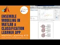 Ensemble modeling in MATLAB Classification Learner App Machine Learning MATLABHelper
