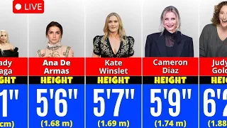 LIVE Heights Comparison of Hollywood Celebrities in 2025