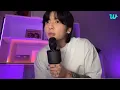 JUNGKOOK singing "All Of My Life" • cover [Weverse Live 5.08.2023]