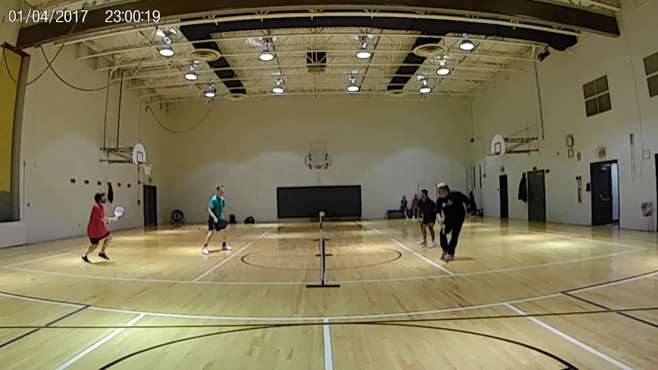 Groton Community Center Pickleball--Cameron Daly/Andy vs. Tim Daly/Nawab Masters