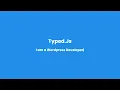 jQuery Typed Js Plugin use with HTML CSS Typed js Plugin HTML CSS raselcoder