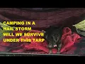 Stokes State Forest Camping Funny Dog Food Fire BIG SCARY Storm Hail Lightening Hikes Newts