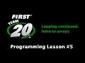 Team 20 Programming - 2021 Java Lesson 5