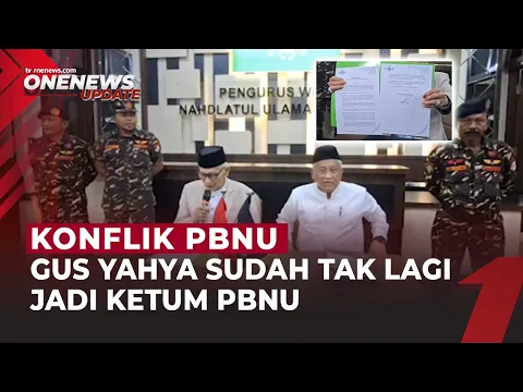 Rais Aam Nyatakan Gus Yahya Dicabut dari Jabatan Ketua Umum