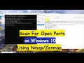How To Scan For Open Ports Using on Windows 10