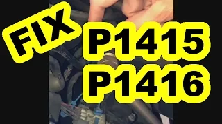How to Fix P1415 P1416 Check Engine Codes on GMC