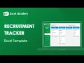 How to Streamline Your Hiring Process - Recruitment Tracking Excel Template