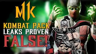 MK11 Kombat Pack 3 4 5 Leaker ADMITS IT WAS A FAKE LEAK
