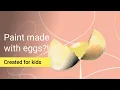 How is egg tempera paint made National Gallery