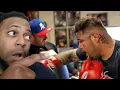 WOAH ANDY RUIZ LOOKING ABSOLUTELY DANGEROUS LETHAL COMBINATIONS IN TRAINING CAMP