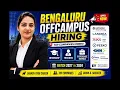 Bangalore Hiring Freshers Experienced Software Engineer Java Python Testing More