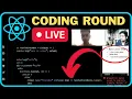 React JS interview 2023 Live Coding Round Mock
