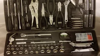 Harbor Freight Pittsburgh 130 Pc Tool Kit Open Box and Review