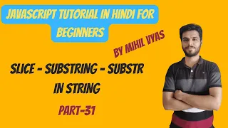 Javascript Slice Substring substr function Javascript Tutorial