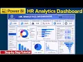 HR Analytics Dashboard in Power BI Power BI Tutorial For Beginners
