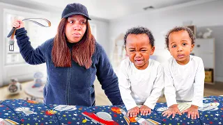 Twin Mom Gives TWINS A WHOOPING She INSTANTLY Regrets It The Jacksons of Atlanta