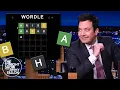 Jimmy Fallon Attempts to Play Wordle The Tonight Show Starring Jimmy Fallon