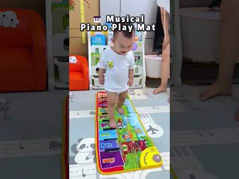 Floor Piano Play Mat for Toddlers #babyessentials #babyplaytime #shorts