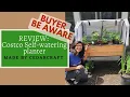 REVIEW Costco Elevated Self watering planter not sponsored