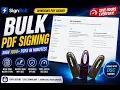 How to Bulk Sign PDF Using DSC Token Without Template SignBolt Tutorial