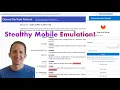 Stealthy Mobile Emulation with CDP Chrome DevTools Protocol and Python