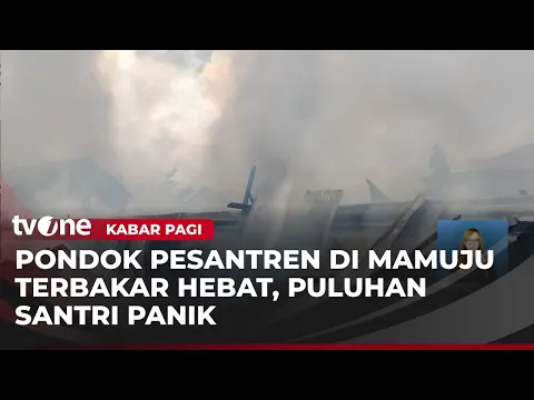 Si Jago Merah Melahap Bangunan Pondok Pesantren di Mamuju
