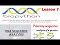 Biopython Course Sequence Analysis and Mastering Biopython Seq Class Lesson 7