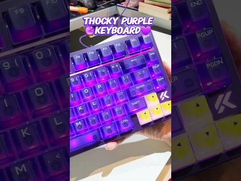 Thocky Purple Keyboard Unboxing🔮💜 MCHOSE Ace 75
