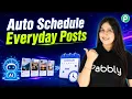 Automatically Schedule Everyday Social Media Posts with AI