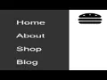 Responsive slide in menu with HTML CSS and JavaScript
