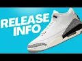 Air Jordan 3 White Cement Reimagined Release Info