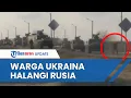 Download Lagu Aksi Heroik Warga Ukraina Adang Pasukan Tentara Rusia, di Jalan Sendirian Halangi Kendaraan Militer