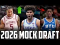 OFFICIAL 2026 NBA Mock Draft March Madness Edition