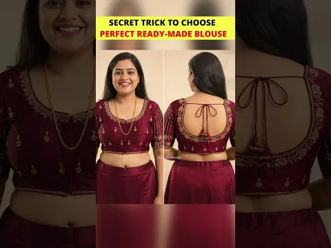 இனி BLOUSE தைக்கவே வேண்டாம் - SECRET TRICKS TO CHOOSE PERFECT READY MADE BLOUSE