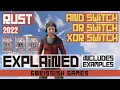 RUST Electricity Tutorial AND Switch OR Switch XOR Switch WITH EXAMPLES 2022