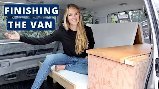 Finishing the Van Build // Storage for our Van // Delica Van Conversion // VAN BUILD Pt. 3 Ep.52