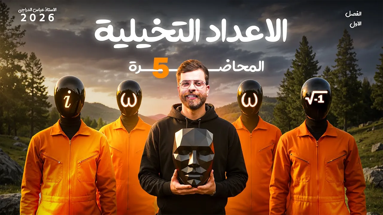 رياضيات السادس العلمي || محاضرة 5 || النظير الضربي والجمعي والصيغه الديكارتيه