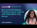 Beyond Embeddings Practical Vector Search with DiskANN in SQL Server