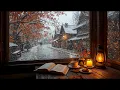 Lagu Winter Jazz Coffee Shop Ambience ❄️ Fireplace Warmth \u0026 Cozy Café Music for Study