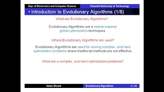 Arab Science Weak Evolutionary Algorithms