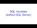 Variables in SQL for Those not using SQL Server Learn SQL from Scratch 13 Kovolff