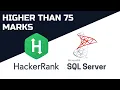 Resolvendo HackerRank SQL - Higher Than 75 Marks