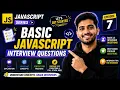 JavaScript Interview Questions for Freshers Top JS Interview Questions Answers Episode 7
