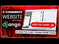 Add To Cart from Homepage using Django in E-commerce Website using Django EP 27