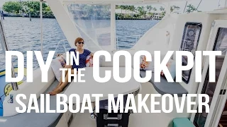 Nikki Goes DIY in the Cockpit – Our Sailboat Makeover