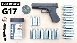 GLOCK 17 Gen4 PERFECTION in 177 BlowBack Co2 Review Glock 17 BB Pistol Review