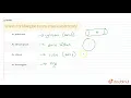For which of the following does the centre of mass lie outside the body