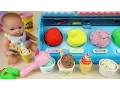 Download Lagu Baby Doll Ice cream shop and Play Doh ice cream toys