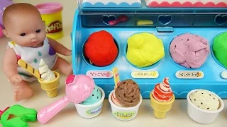 Download Baby Doll Ice cream shop and Play Doh ice cream toys MP3